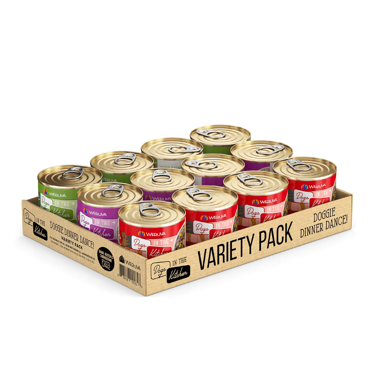 Weruva: cena para perros en la cocina, lata 283 g, variedad deliciosa