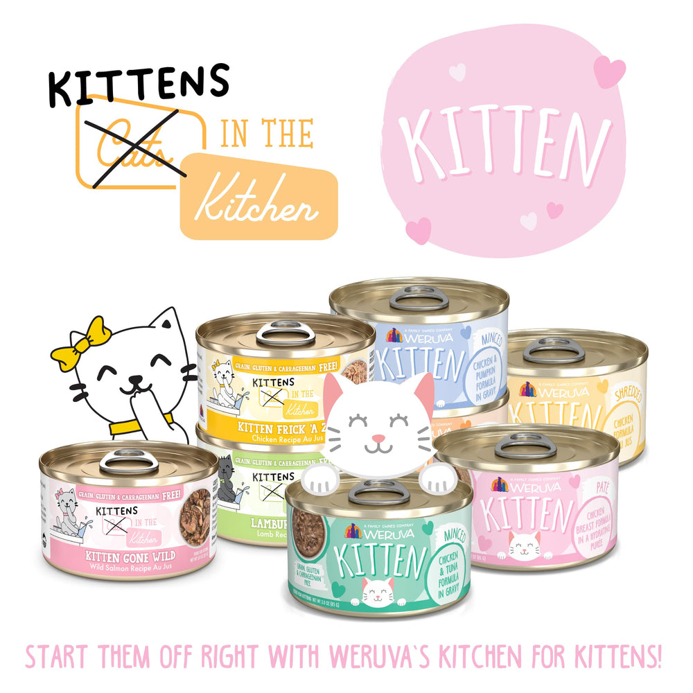 Lata Chicken Breast Formula 3oz de Weruva para gatitos