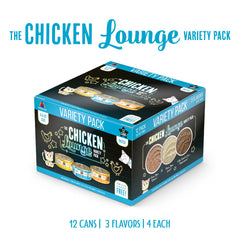 Weruva The Chicken Lounge Paté lata abierta revela textura suave y apetecible.