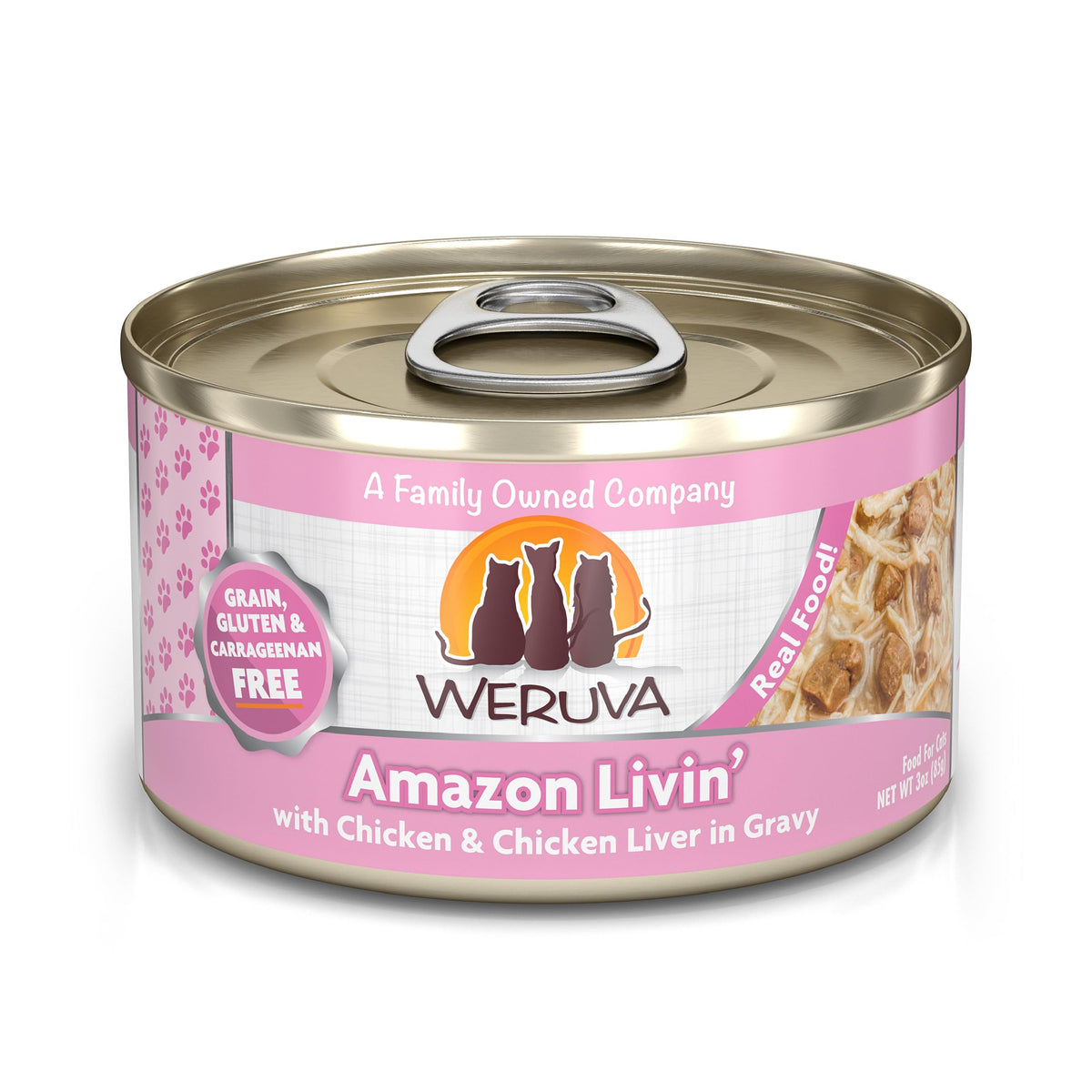Weruva Alimento clásico para gatos, paquete de 24 latas, opción conveniente.