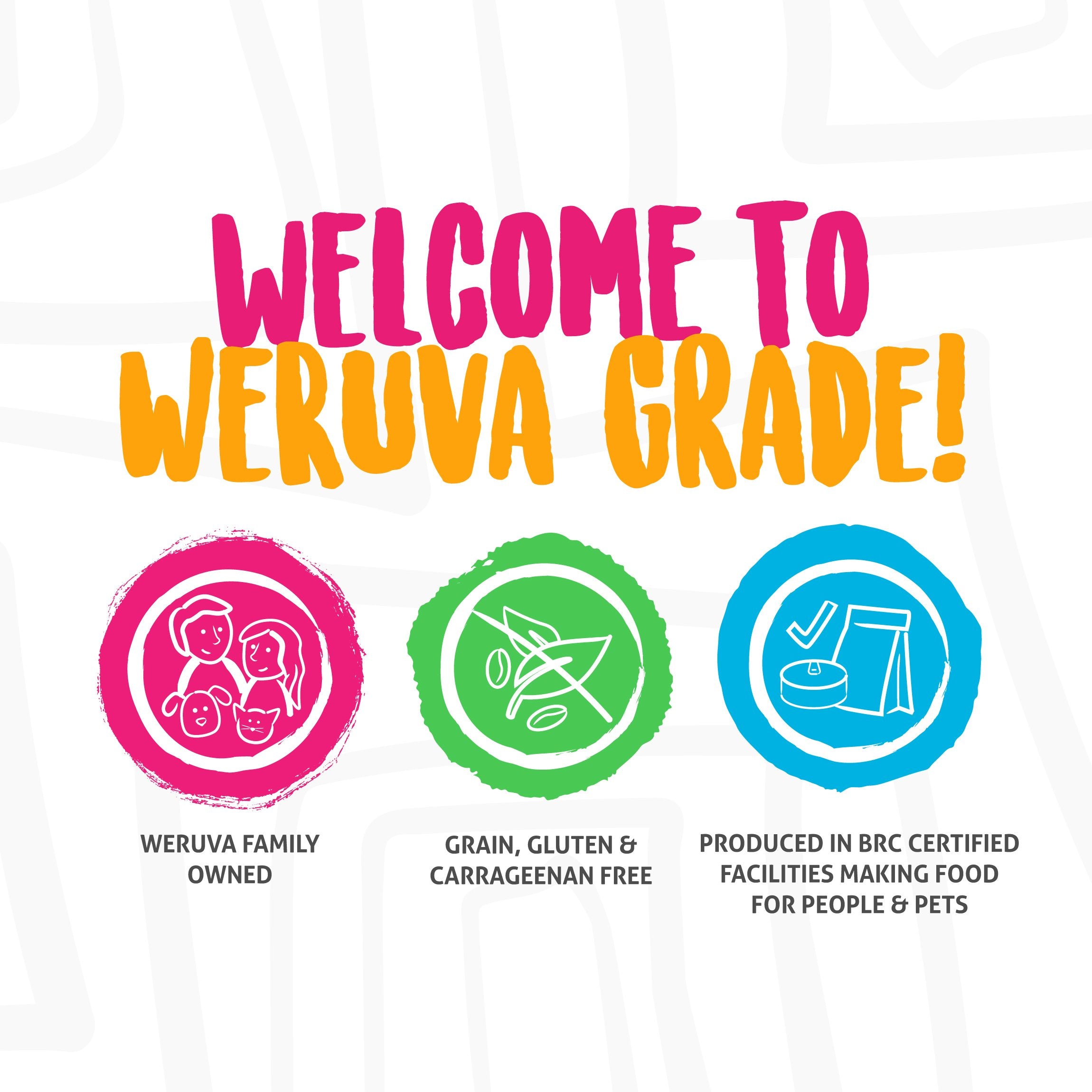 Weruva Classic Cat: fórmula sin granos ni gluten para estómagos sensibles.