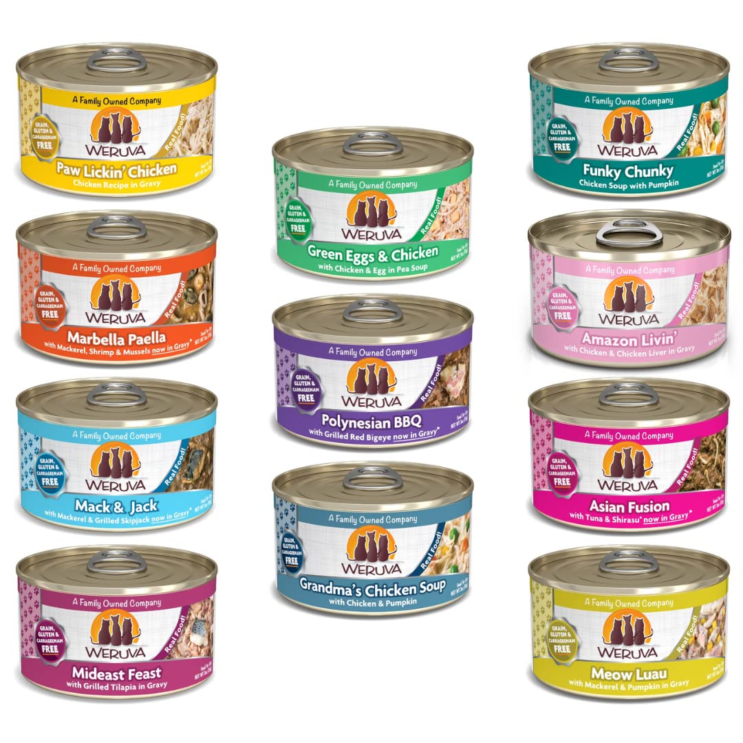 Weruva Classic Cat: variedad de 11 sabores para mantener el interés en cada comida.
