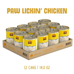 Paw Lickin' Chicken con pechuga de pollo blanca en salsa, sabor apetecible