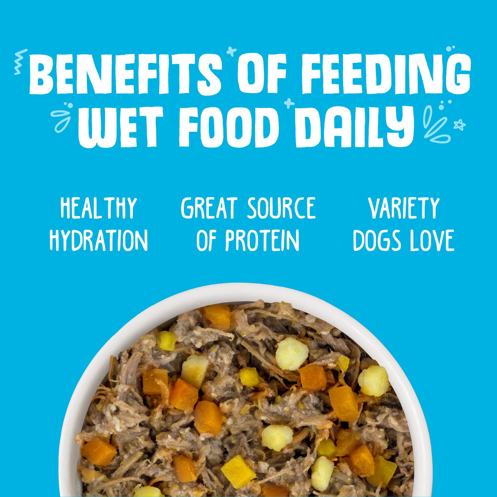 Etiqueta Weruva sin grano y sin gluten para perros sensibles.