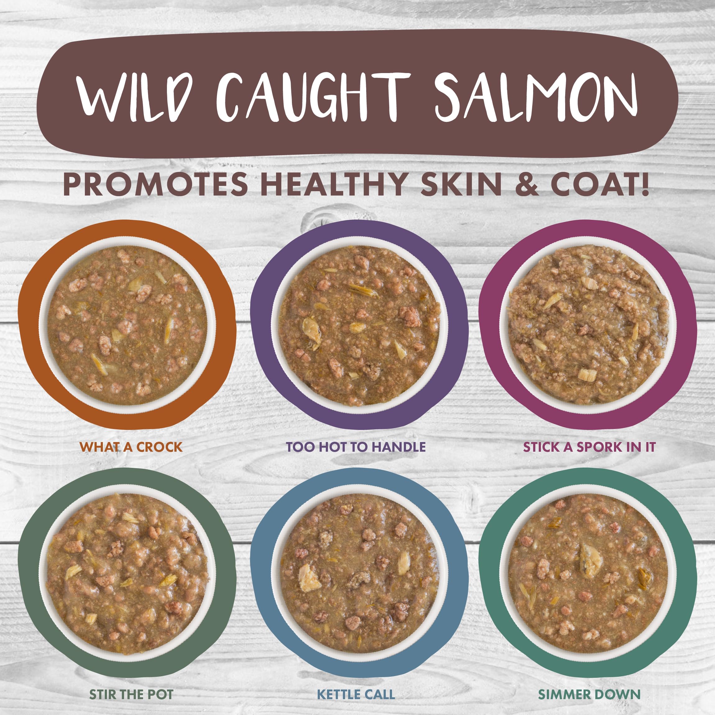 Textura cremosa de salmón en salsa en Weruva Classic Stew para gatos