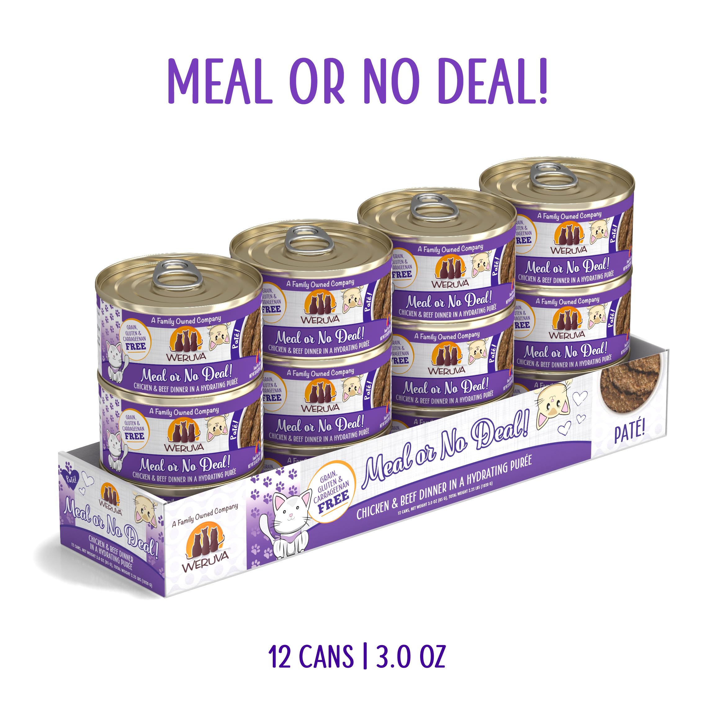 Weruva Classic Cat Paté con atún y pollo, textura cremosa y sabrosa