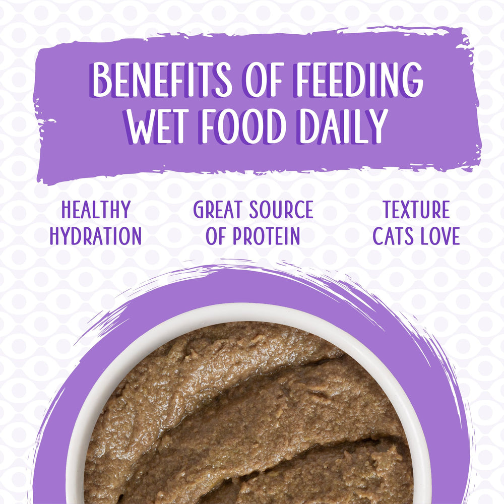 Dieta completa de Weruva para mantenimiento de gatos adultos.