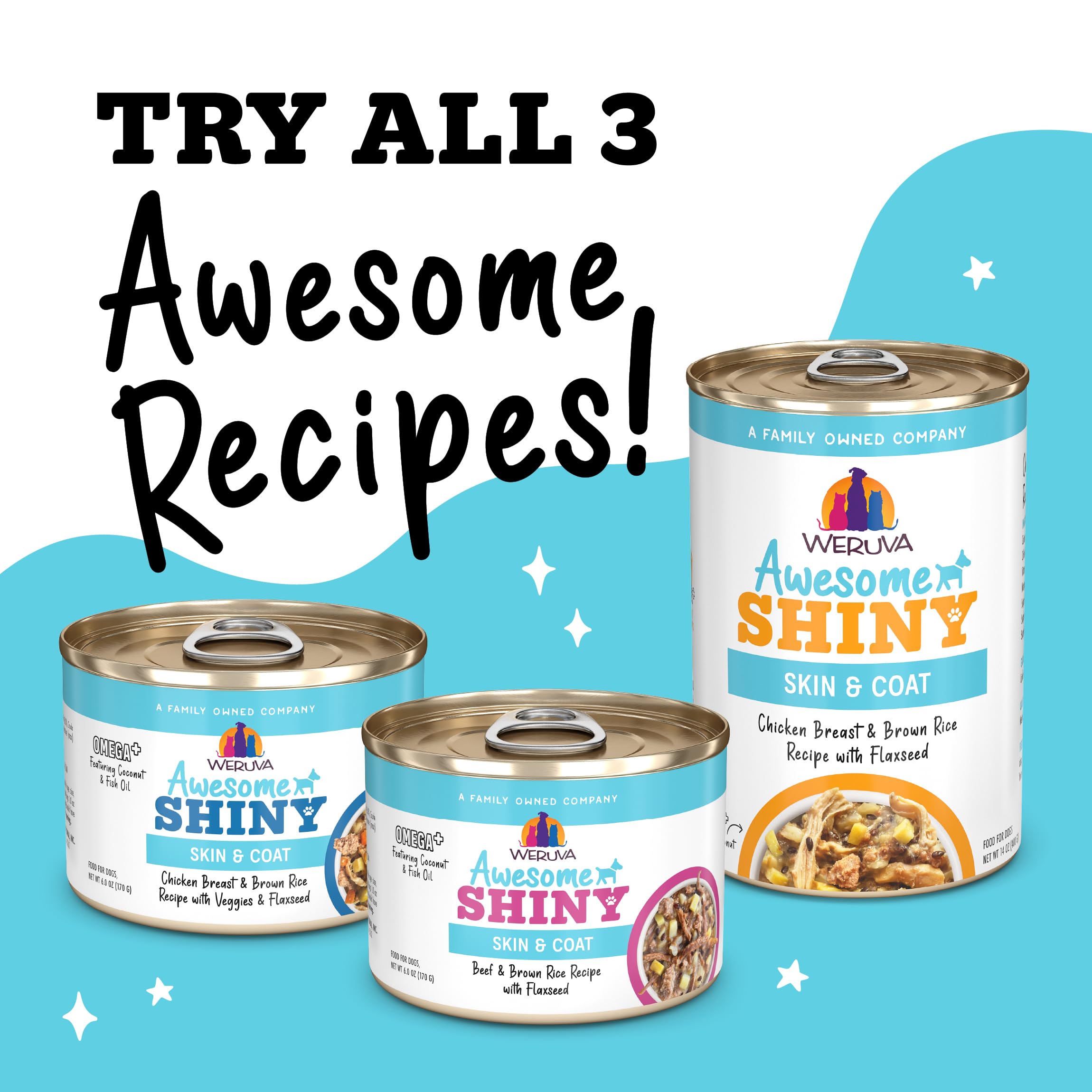 Weruva favorece digestión suave con fibra de calabaza e inulina.