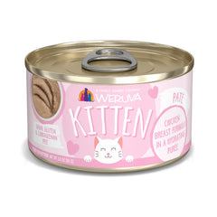Weruva Gatito Puré de Pollo, lata de 3oz, opción práctica para cada comida.