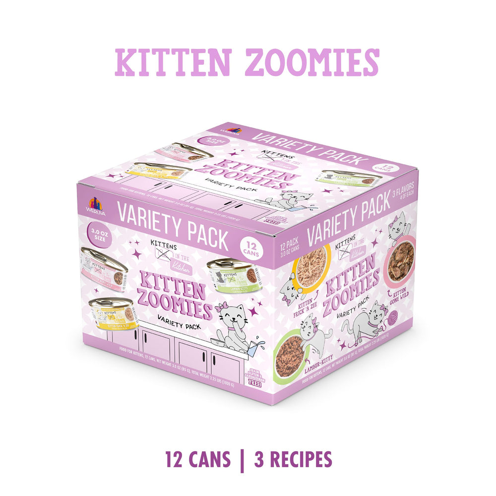 Weruva Gatos en la Cocina: Lambur-kitty, 4 latas para gatitos en crecimiento