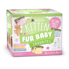 Weruva Kitten, variedad 12 latas 3oz para gatitos, alimentación variada.
