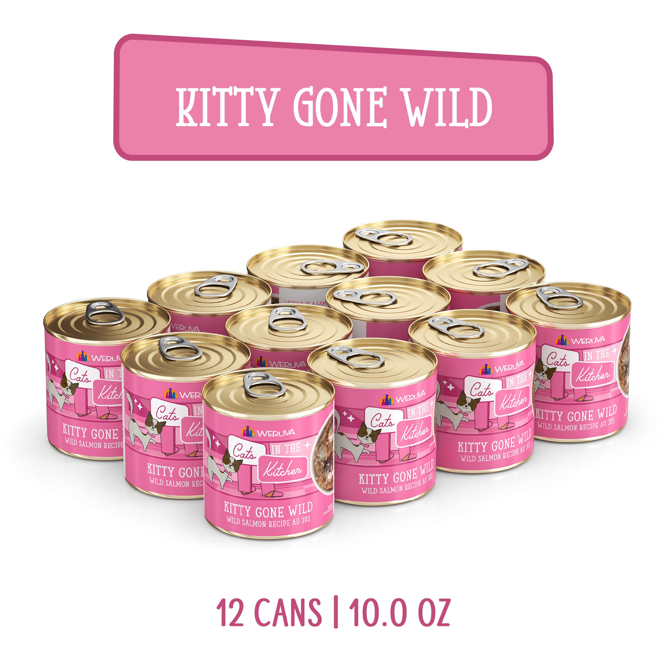 Kitty Gone Wild con caldo suave en formato au jus para servir.