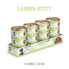 Lata Lambur-Kitty con atún silvestre en au jus para paladar sensible