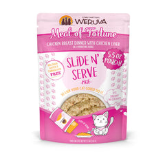 Paté Weruva macro de pollo e hígado en bolsa, porción práctica para gatos
