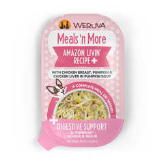 Weruva Meals n More Natural, empaque de 12 copas para perros, opción diaria conveniente.