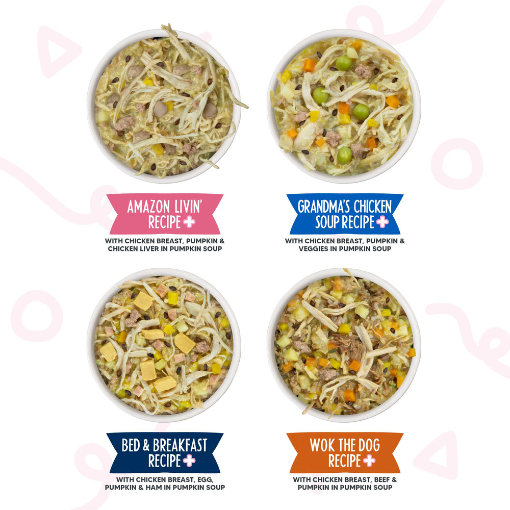 Weruva Meals n More, fórmula sin granos y gluten.