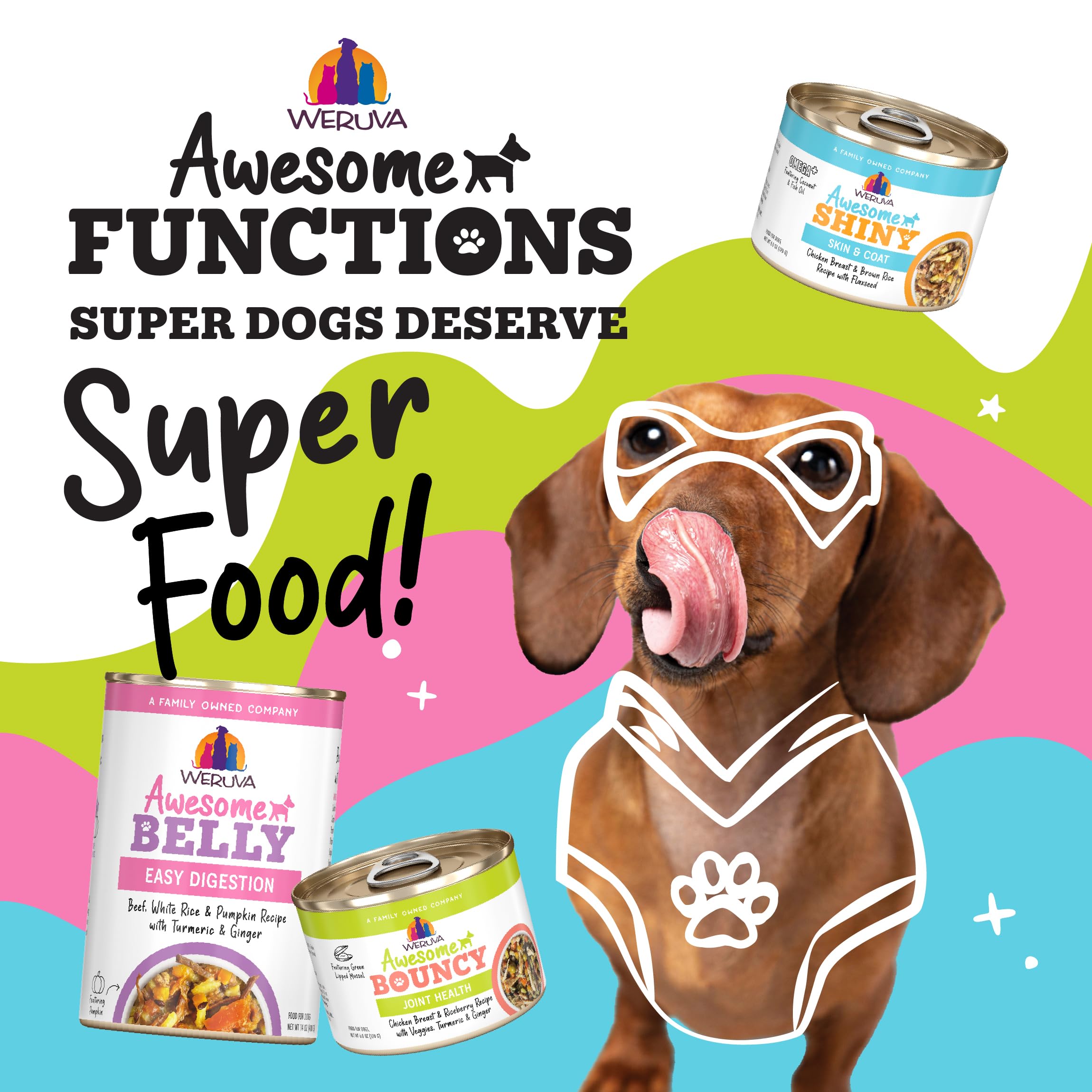 Weruva Pack 24 Latas de 170 g cada, conveniencia y ahorro para alimentar a tu perro.