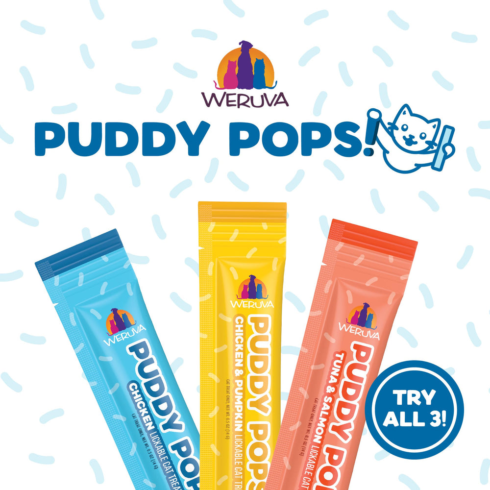 Sin colorantes ni conservantes artificiales en Weruva Puddy Pops