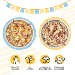 Weruva Puppy Food: etiqueta sin gluten y sin carragenina