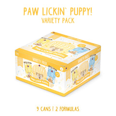 Weruva Puppy Food: latas alineadas de 14 oz para variedad en la comida