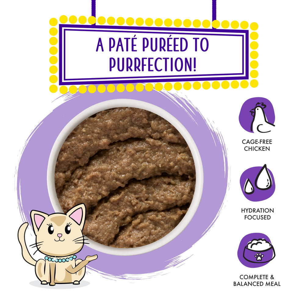 Paté Weruva sin granos ni gluten, apto para dietas sensibles.