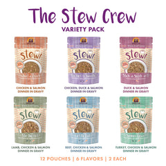 Discover Stew Crew variedad seis recetas con salmón para gatos