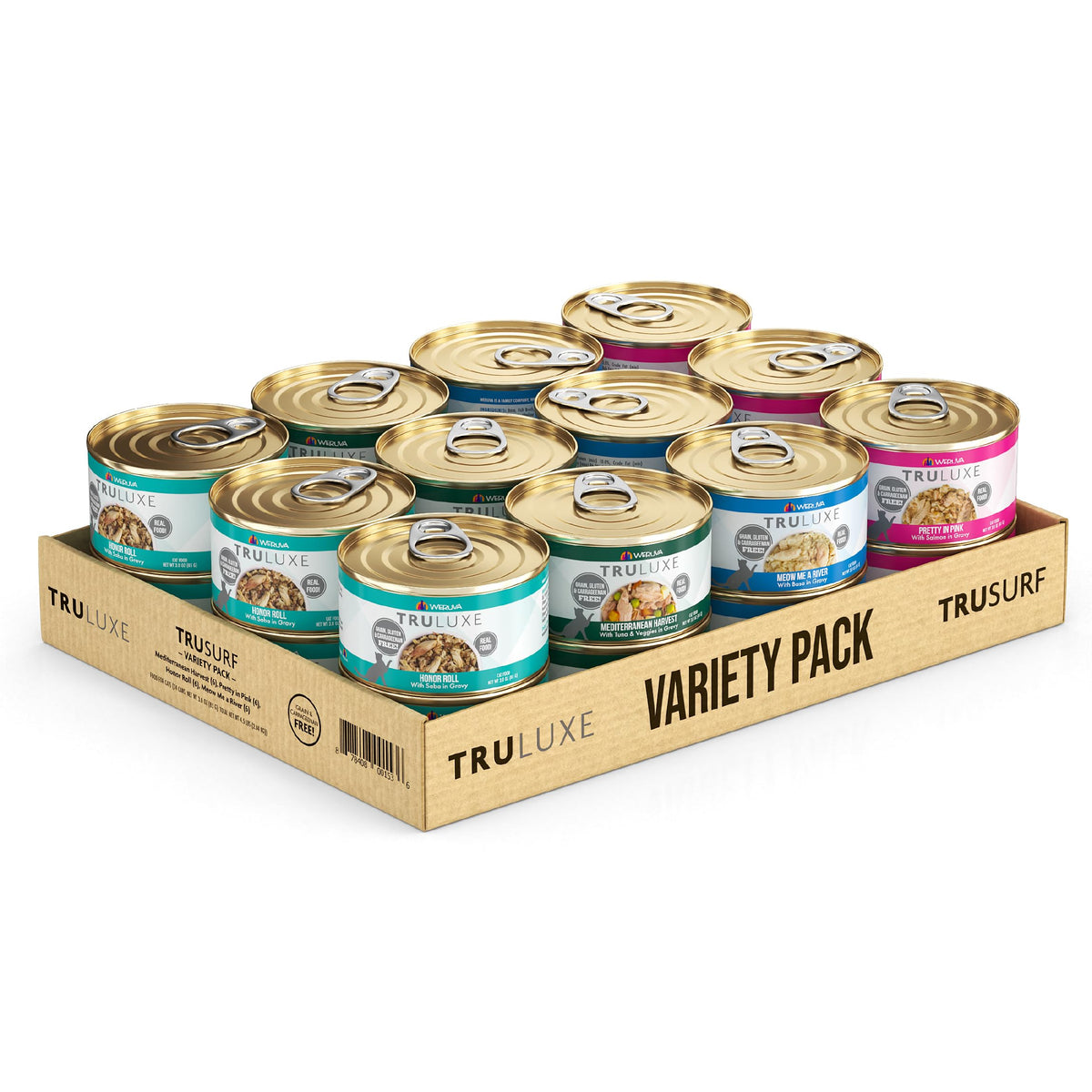 Weruva Truluxe TruSurf Cosecha Mediterránea: sabor marino premium para gatos exigentes