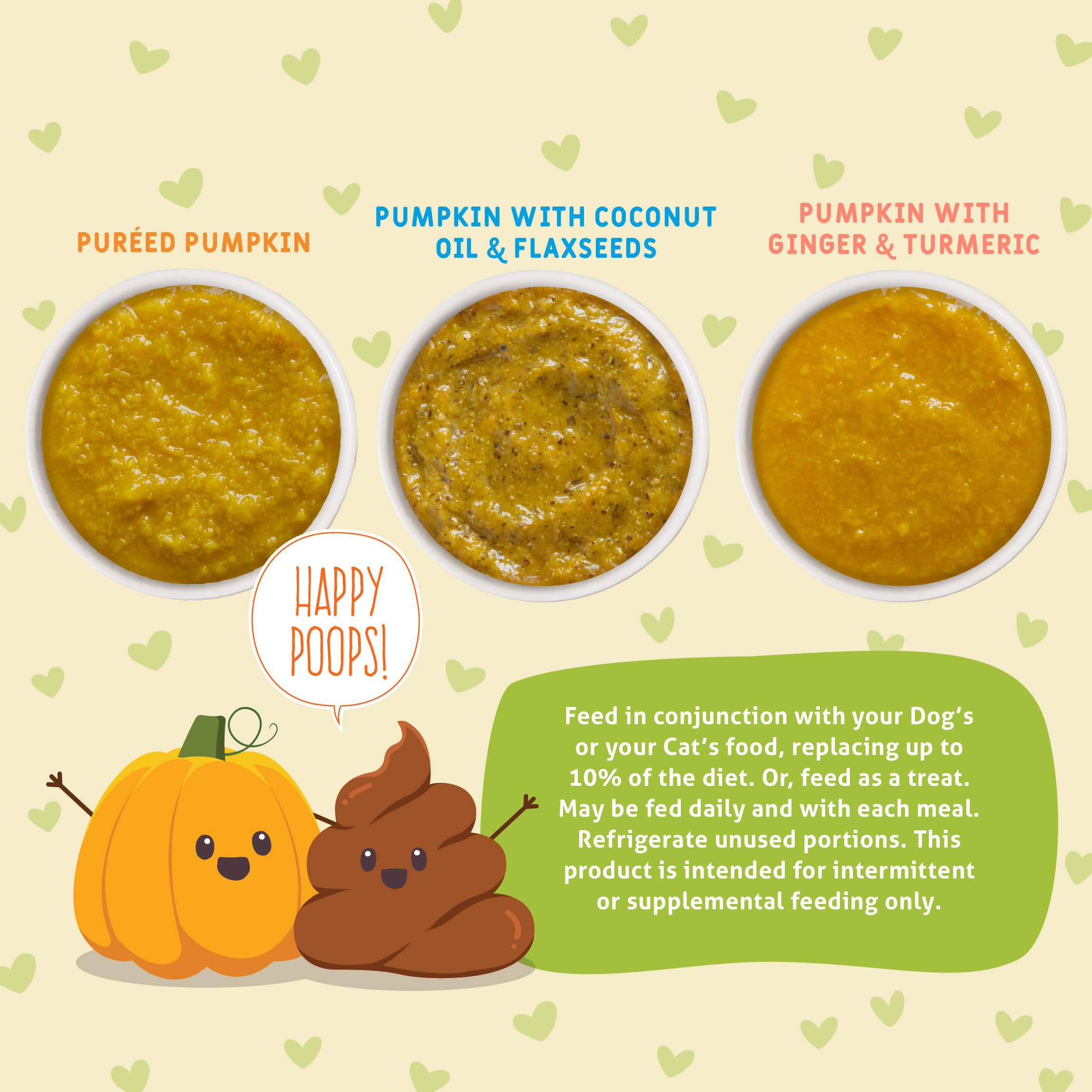 Weruva puré de calabaza para perros y gatos: mezcla rápida.