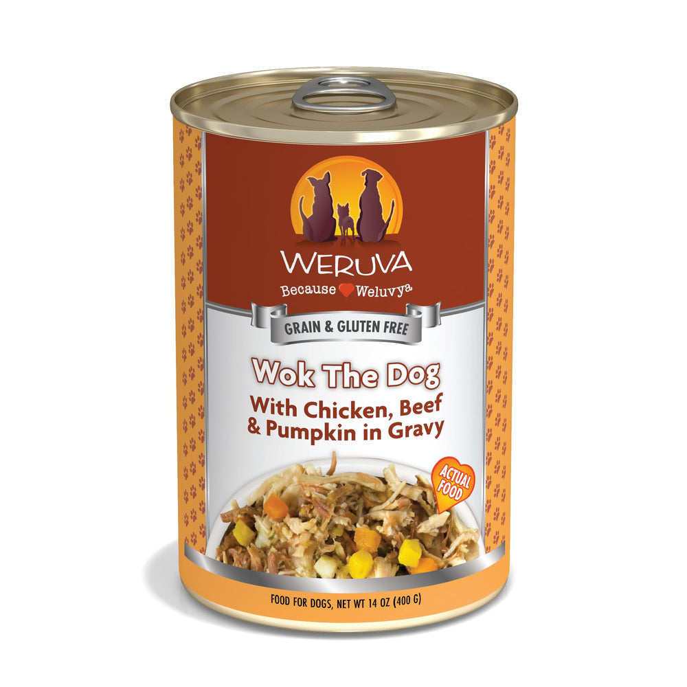 Weruva Wok The Dog con pollo troceado en salsa, proteína de alta calidad para perros