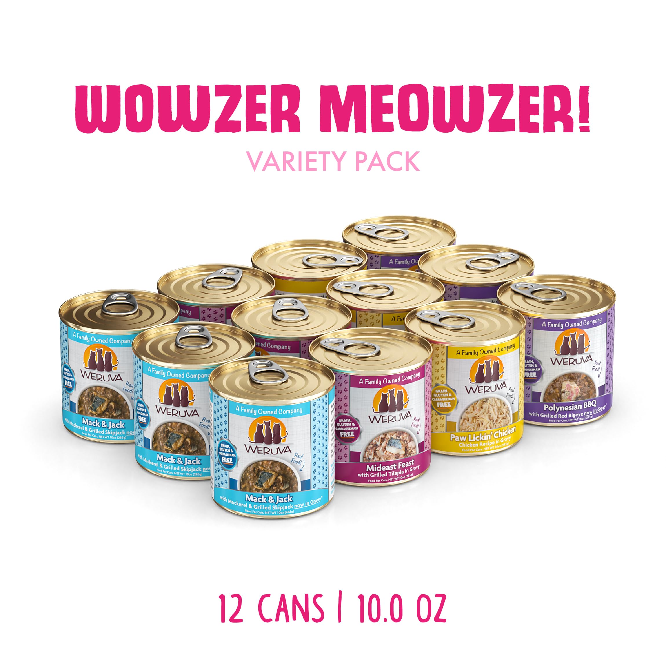Lata Paw Lickin' Chicken de Weruva Wowzer Meowzer para paladares exigentes