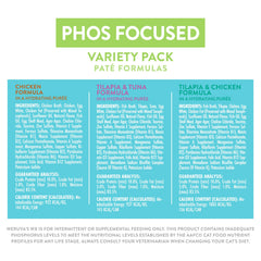 Ingredientes naturales en Weruva Wx Phos Focused Pate para gatos