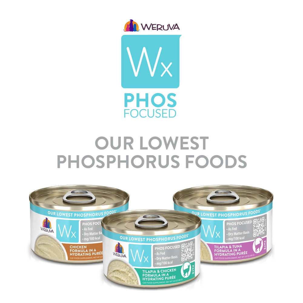 Paté de Weruva Wx Phos Focused: hidratación con proteínas sin hueso