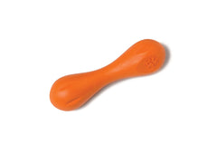 WEST PAW Zogoflex Hurley, juguete flotante naranja, ideal para paseos a la playa o piscina.