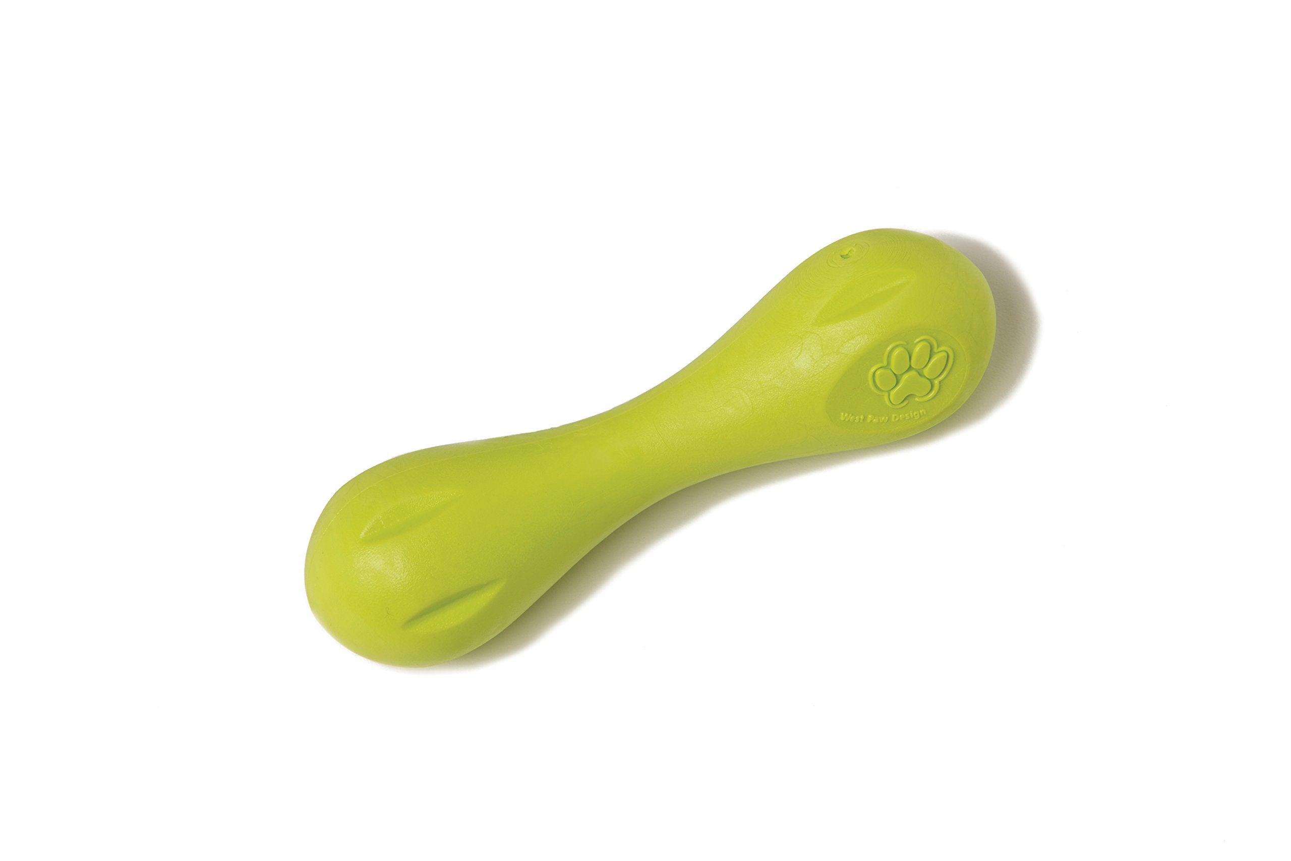 WEST PAW Zogoflex Hurley, juguete-hueso colorido para lanzar y traer.