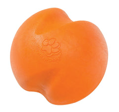 WEST PAW Zogoflex Jive Ball: pelota masticable naranja para juego al aire libre.