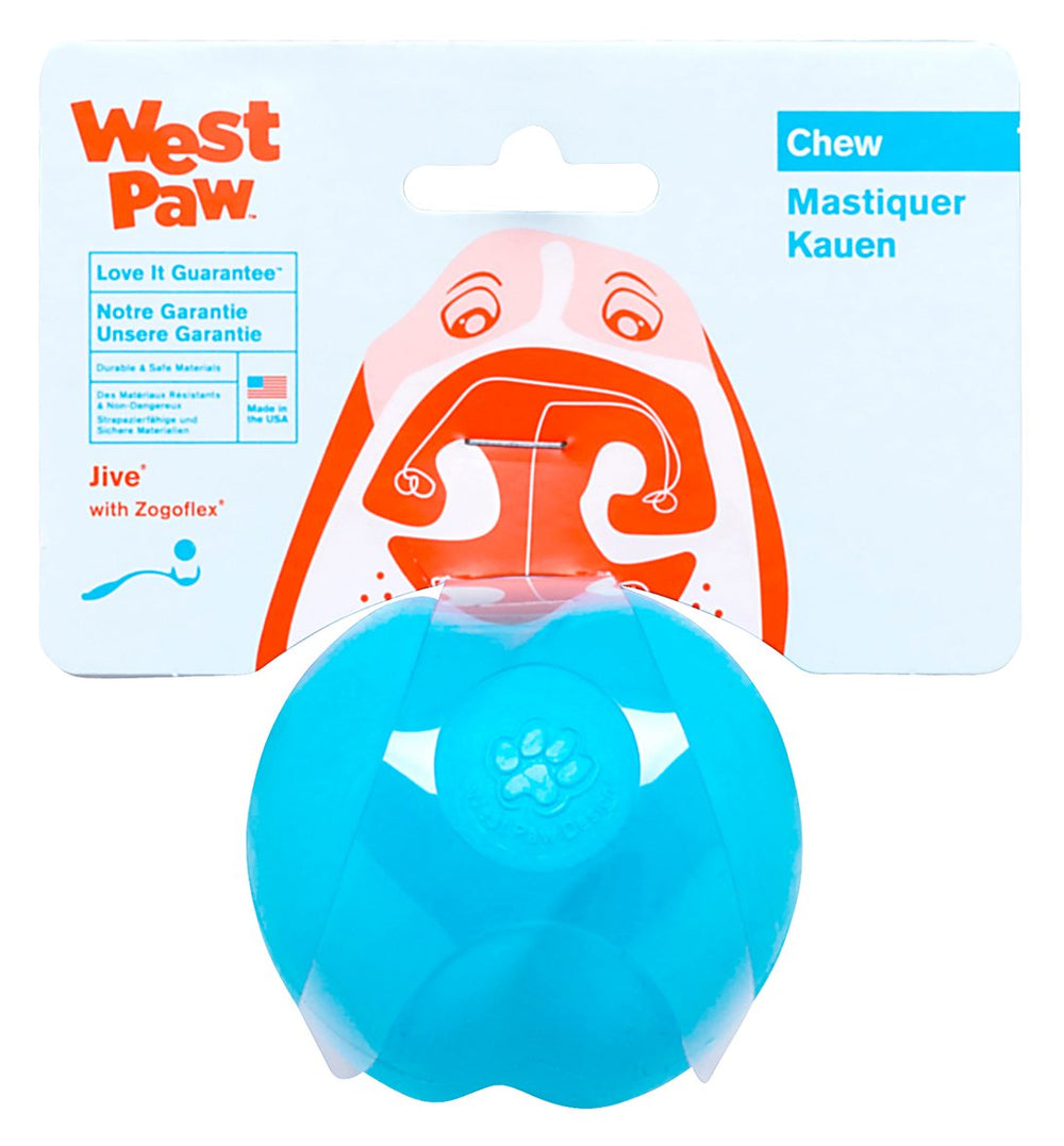 West Point Zogoflex Jive Ball juguete mordedor para perros seguro y duradero
