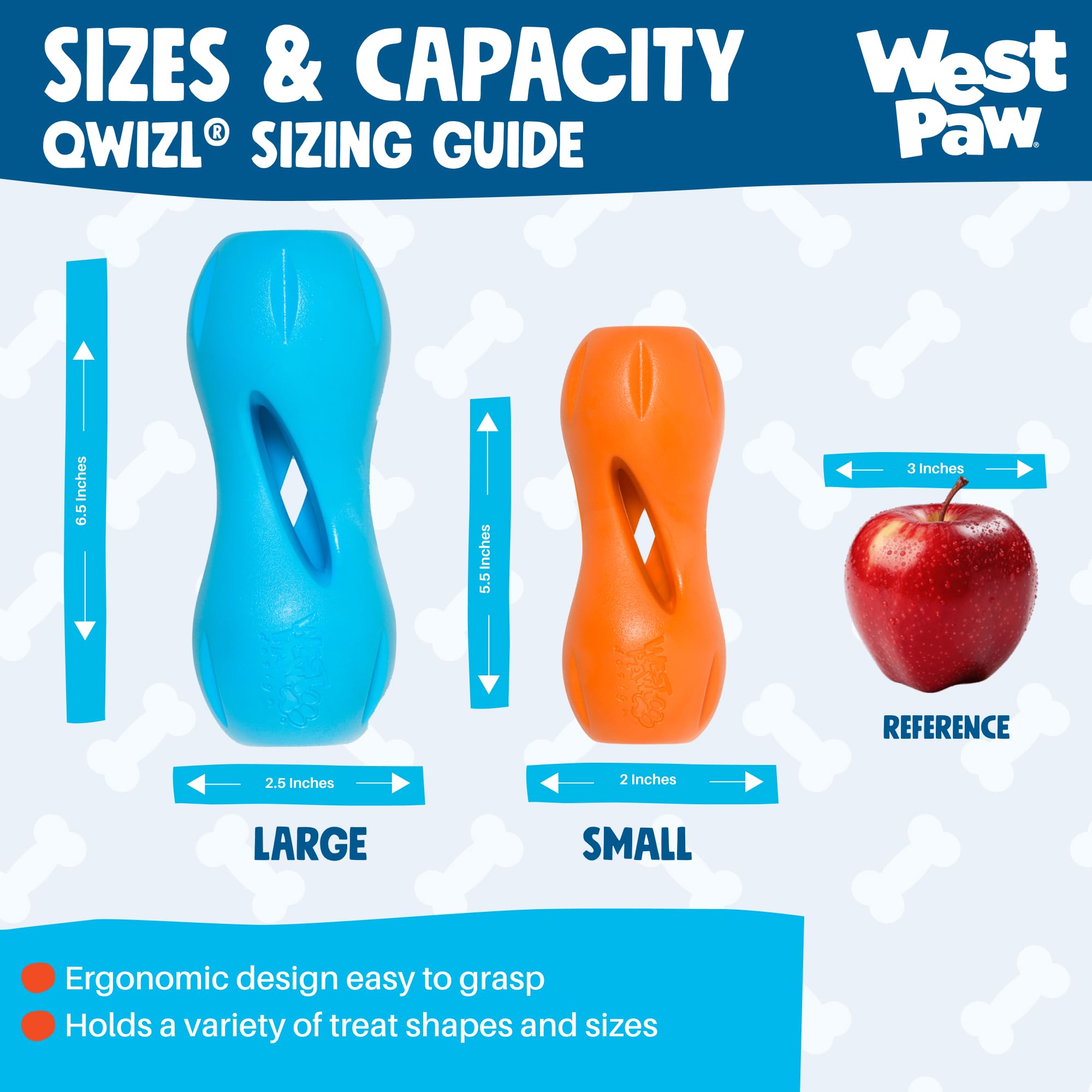 West Paw Zogoflex Qwizl, ventanas que liberan aroma, incentivan la exploración.