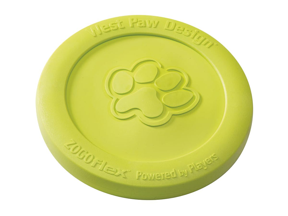 West Paw Zogoflex Zisc, disco volador para perros, ligero y flotante para jugar a buscar