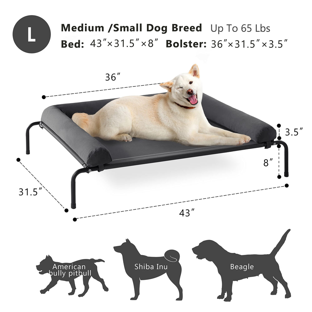 Western Home Cama para perros; limpieza rápida y sencilla.