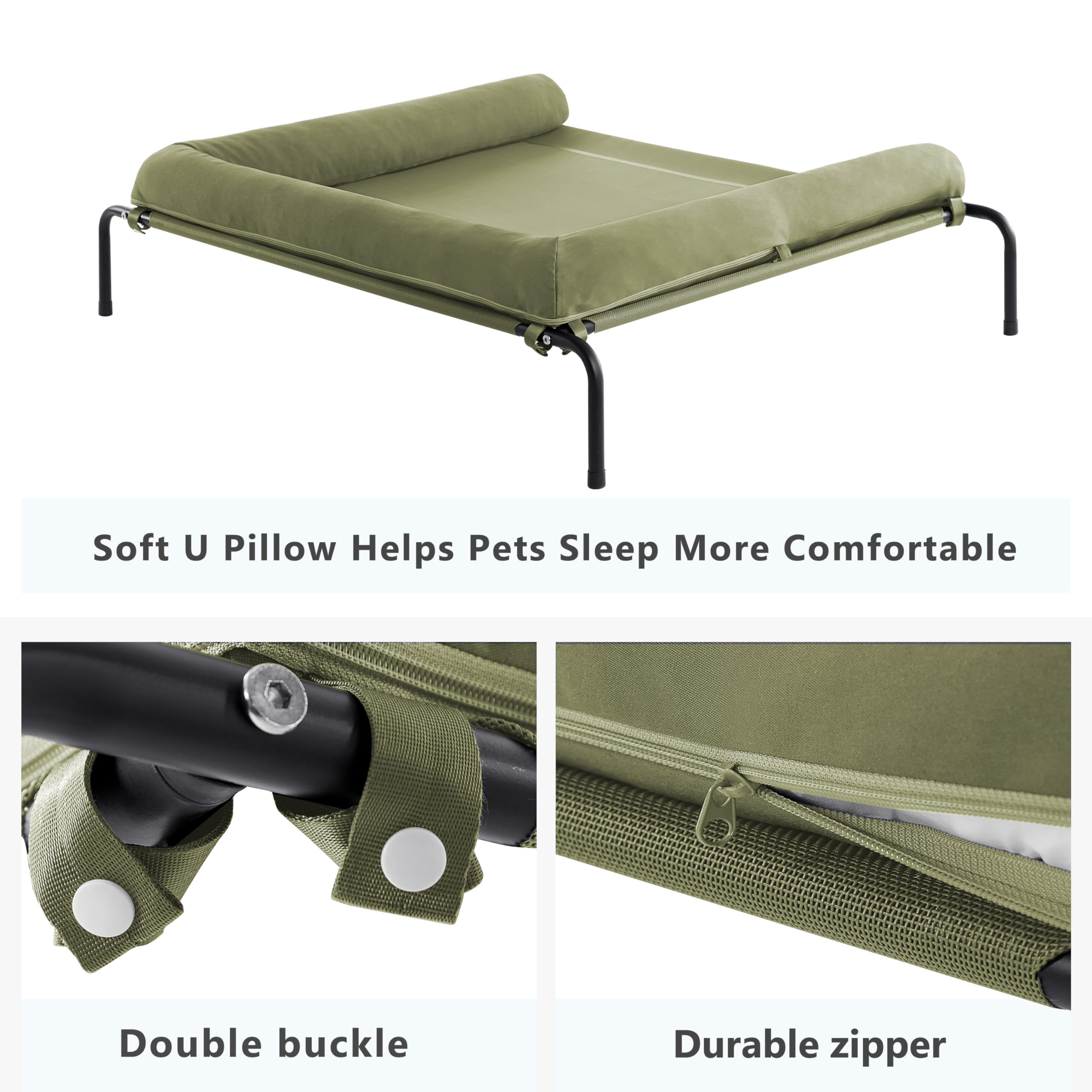 Respaldo impermeable desmontable de WESTERN HOME para limpieza