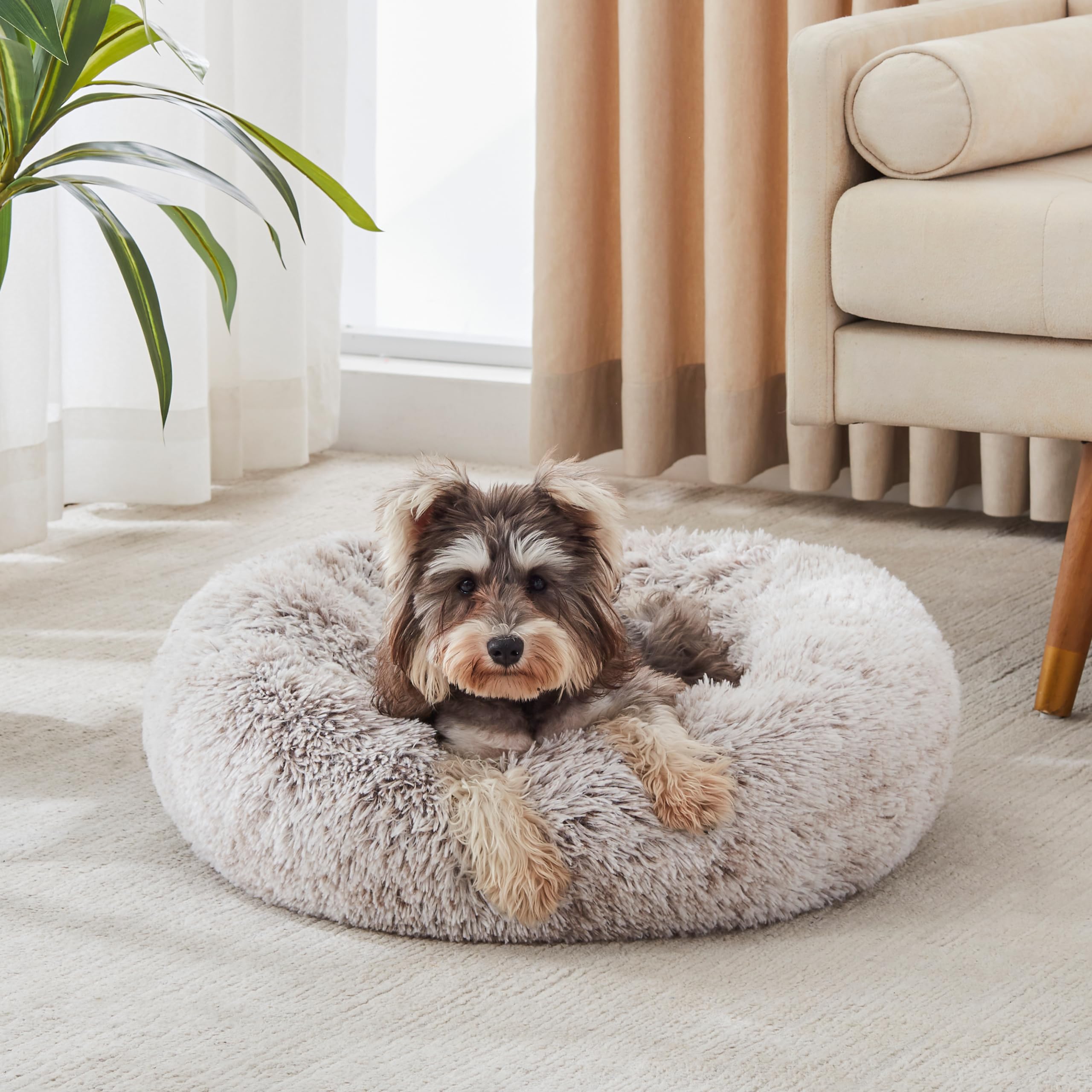 WESTERN HOME WH nido redondo de peluche para descanso suave