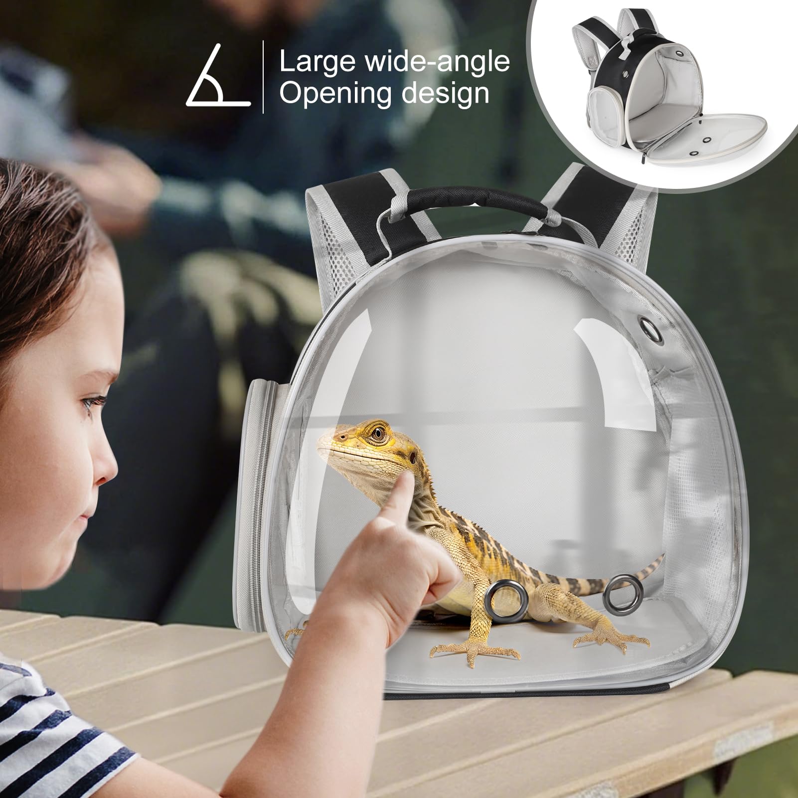 WEVONIGU ventana burbuja permite sol y vistas sin estrés para la mascota