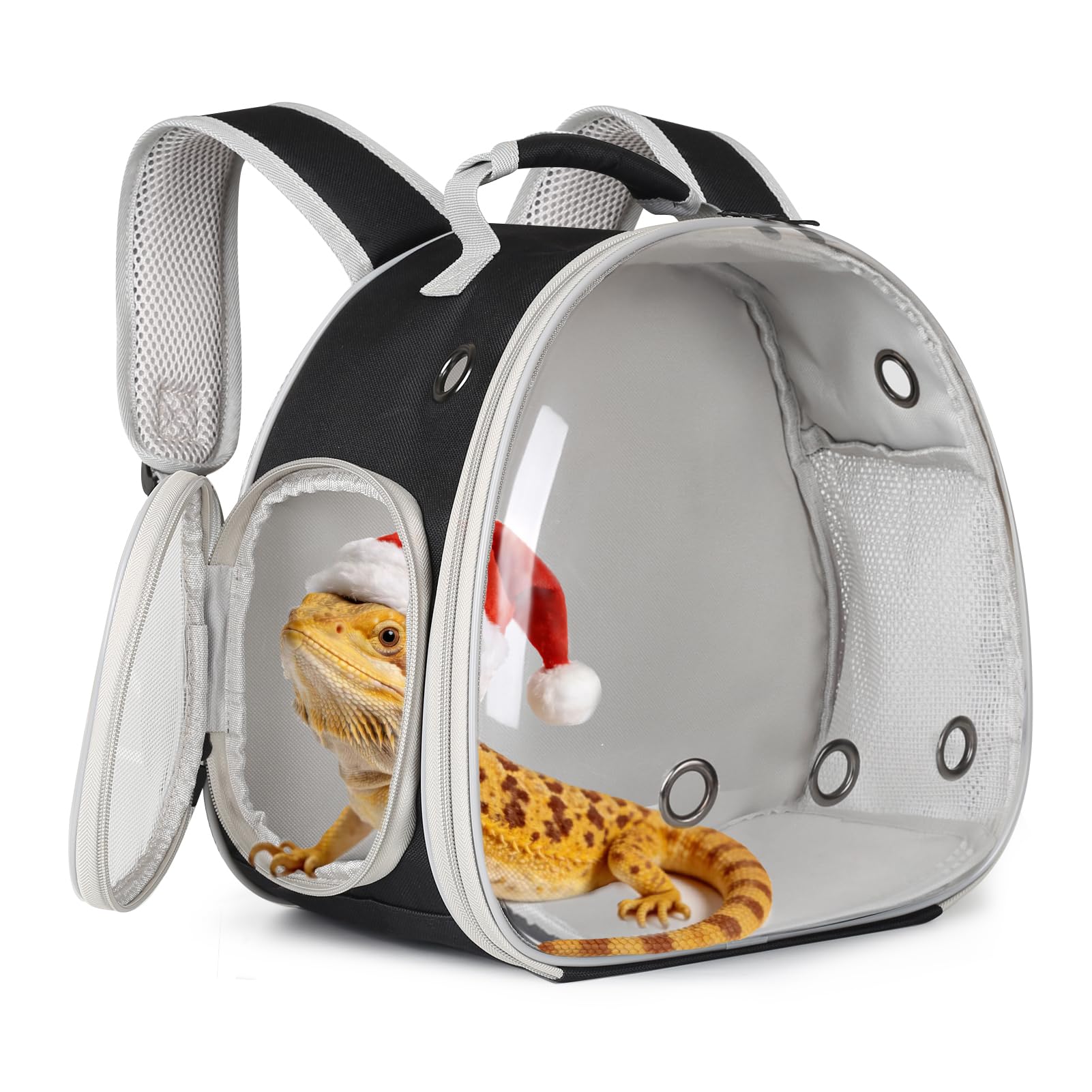 WEVONIGU mochila con ventana burbuja delantera para observar al conejillo de Indias durante el paseo