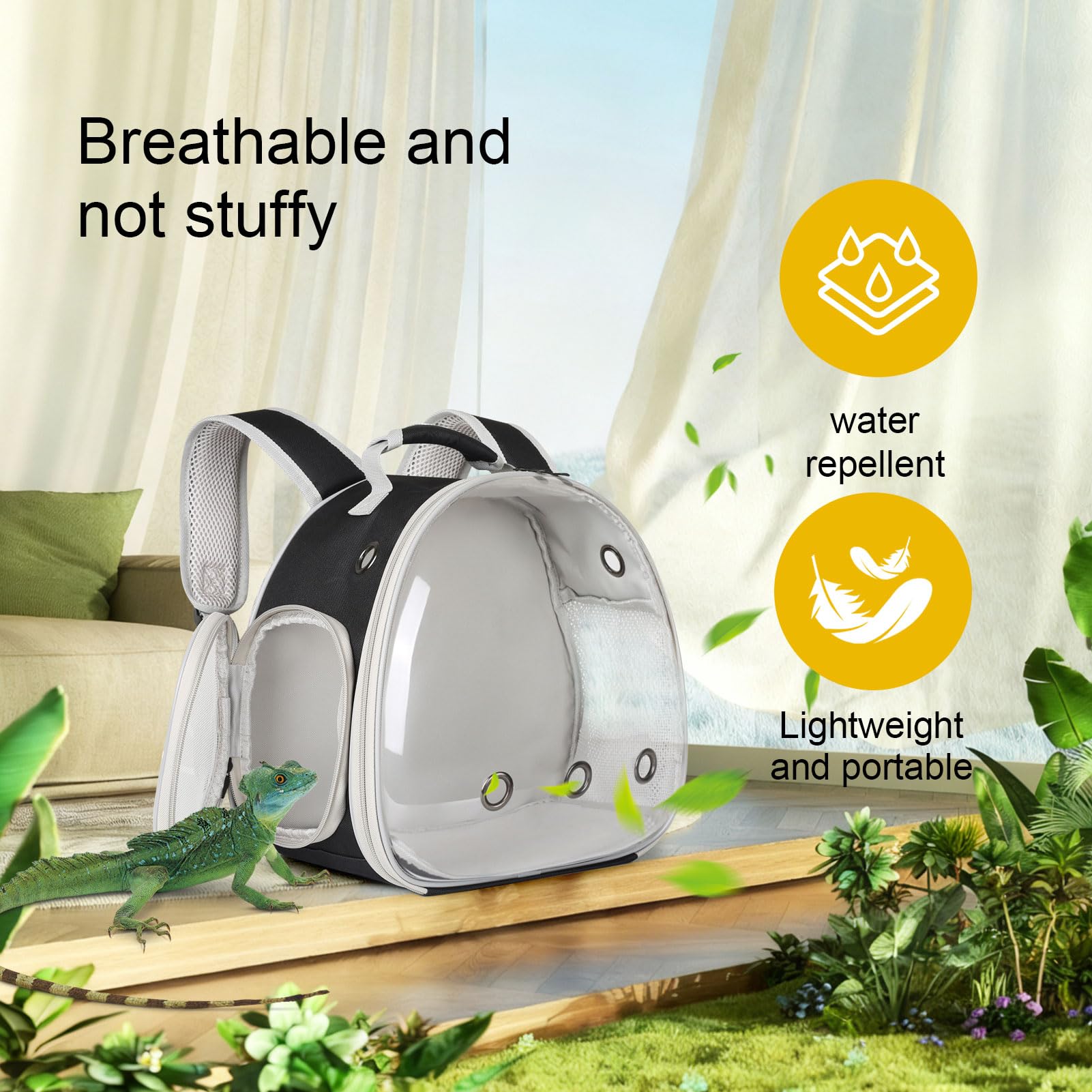 WEVONIGU mochila con ventilación y espacio interior amplio para movimiento
