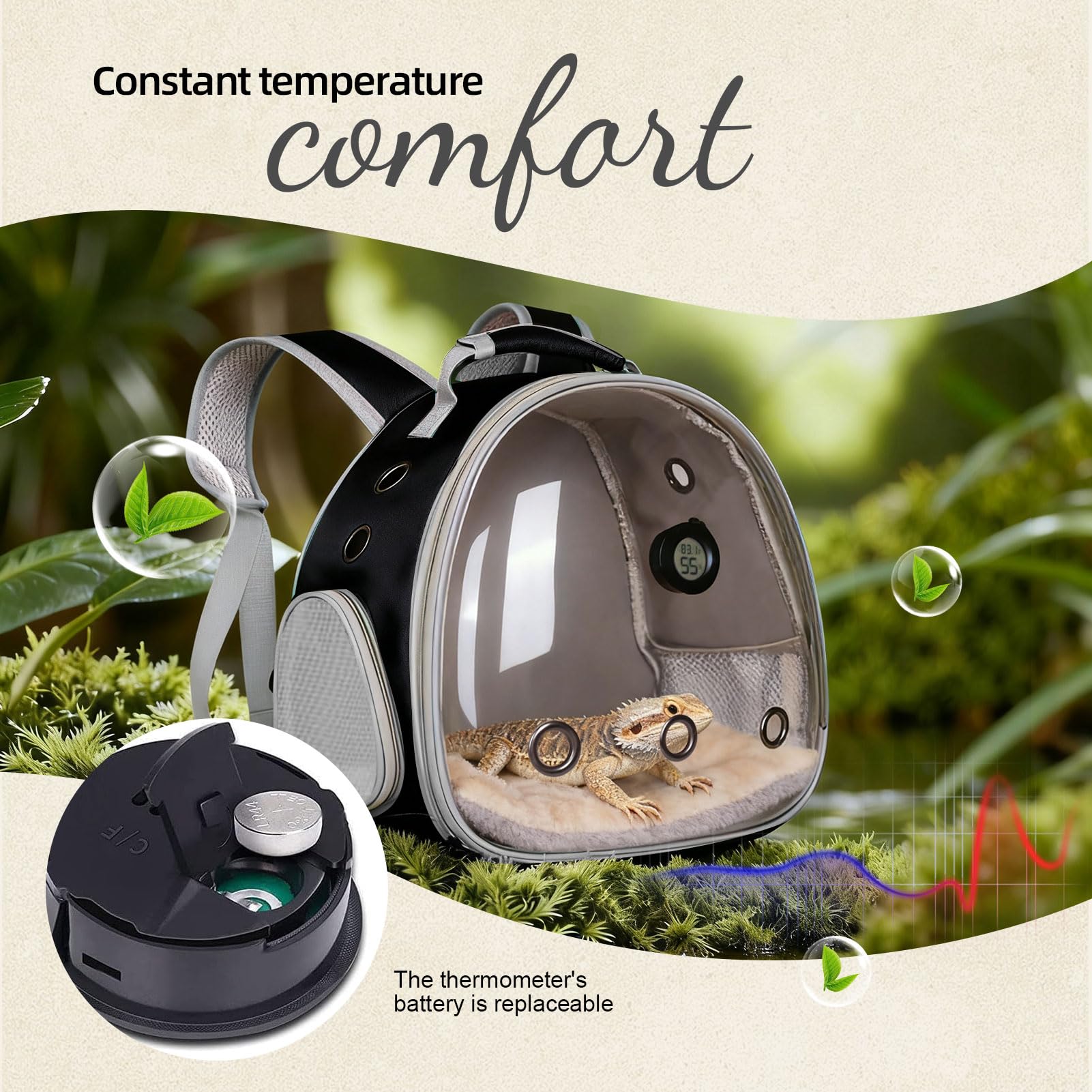 WEVONIGU Múltiples orificios de ventilación para flujo de aire constante.