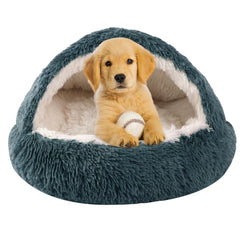 Cama cueva WgoogW para perros pequeños, refugio cálido y seguro.