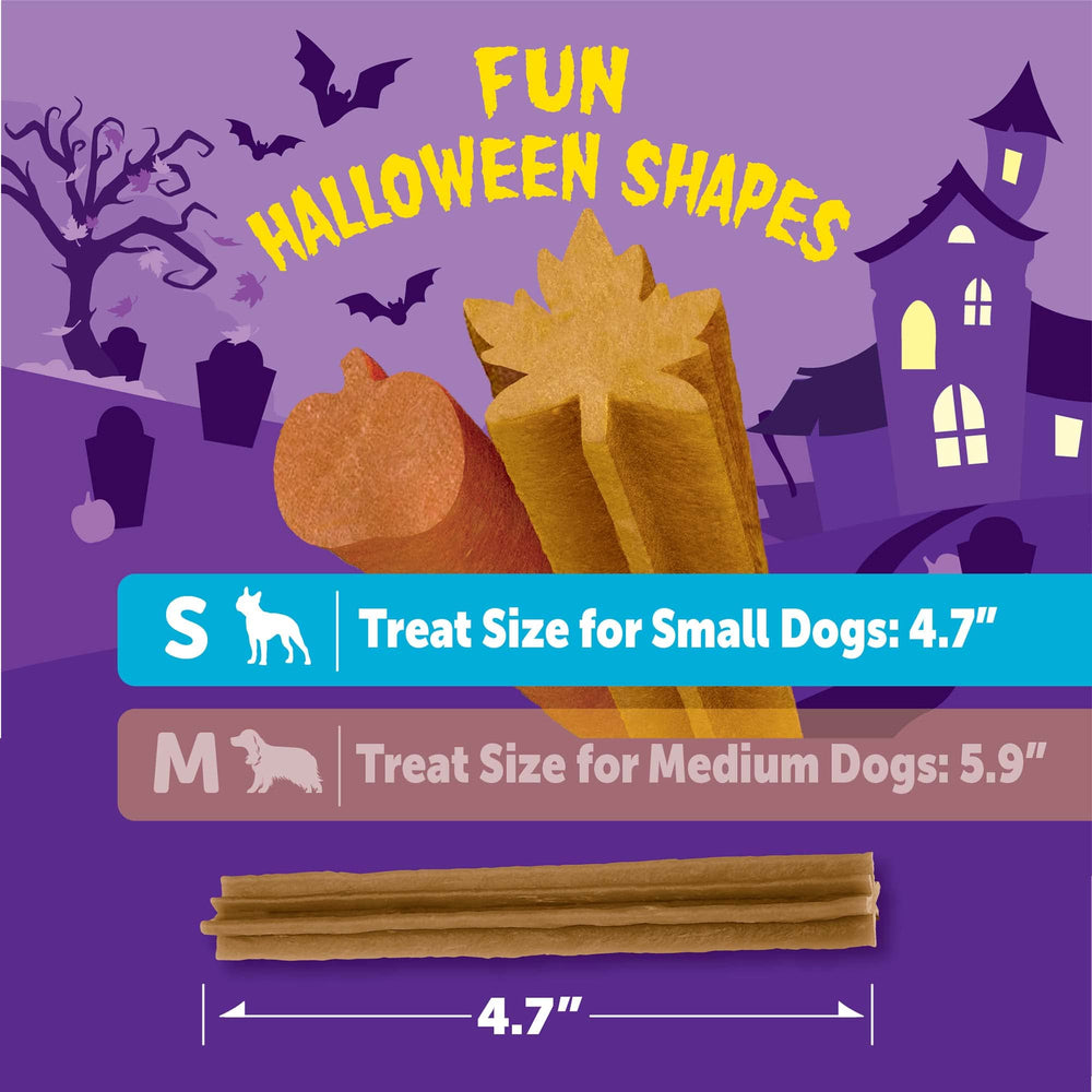 Whimzees dental para perros pequenos, diseño con cavidades para limpieza focal.