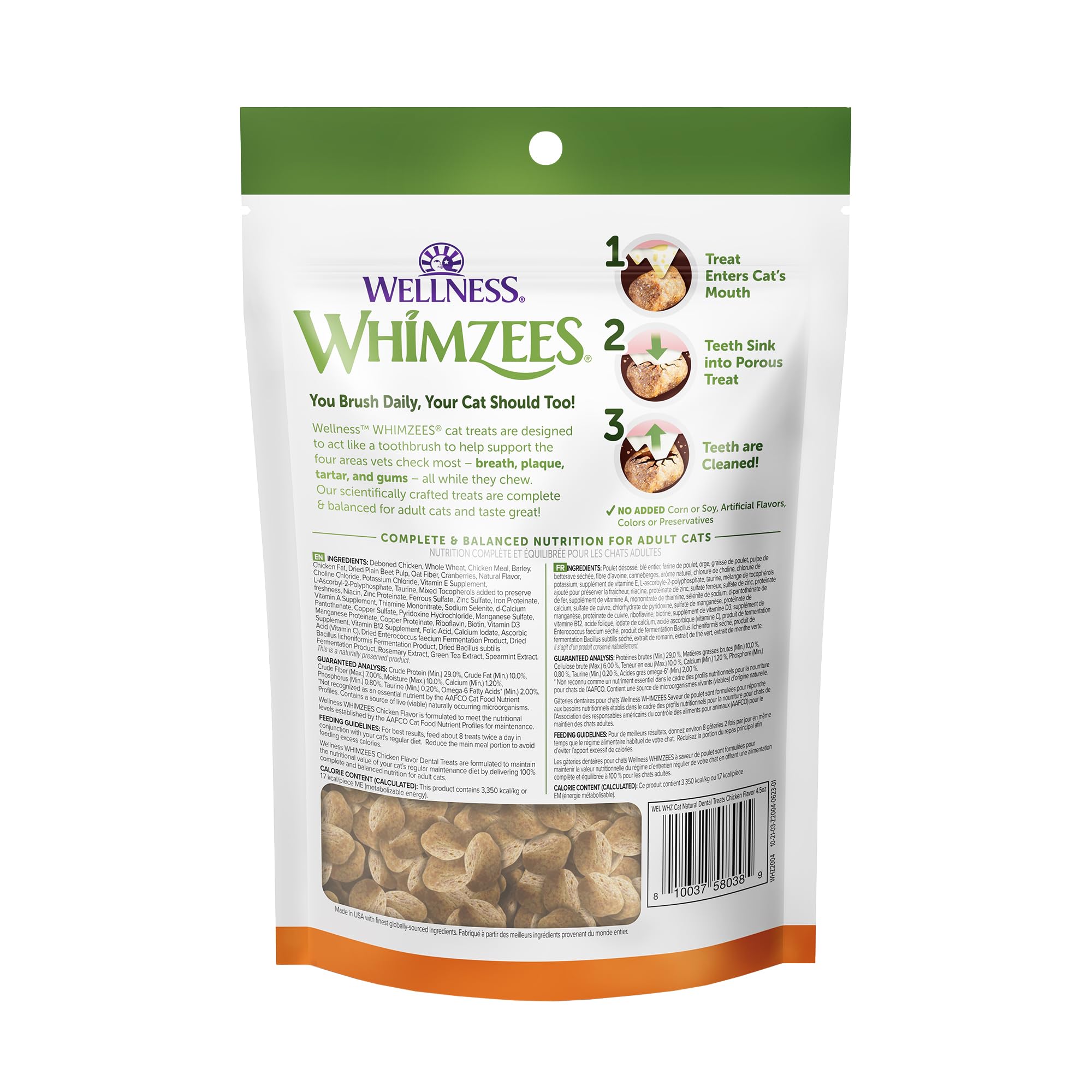 Whimzees Wellness: ingredientes seleccionados de origen global para mayor calidad