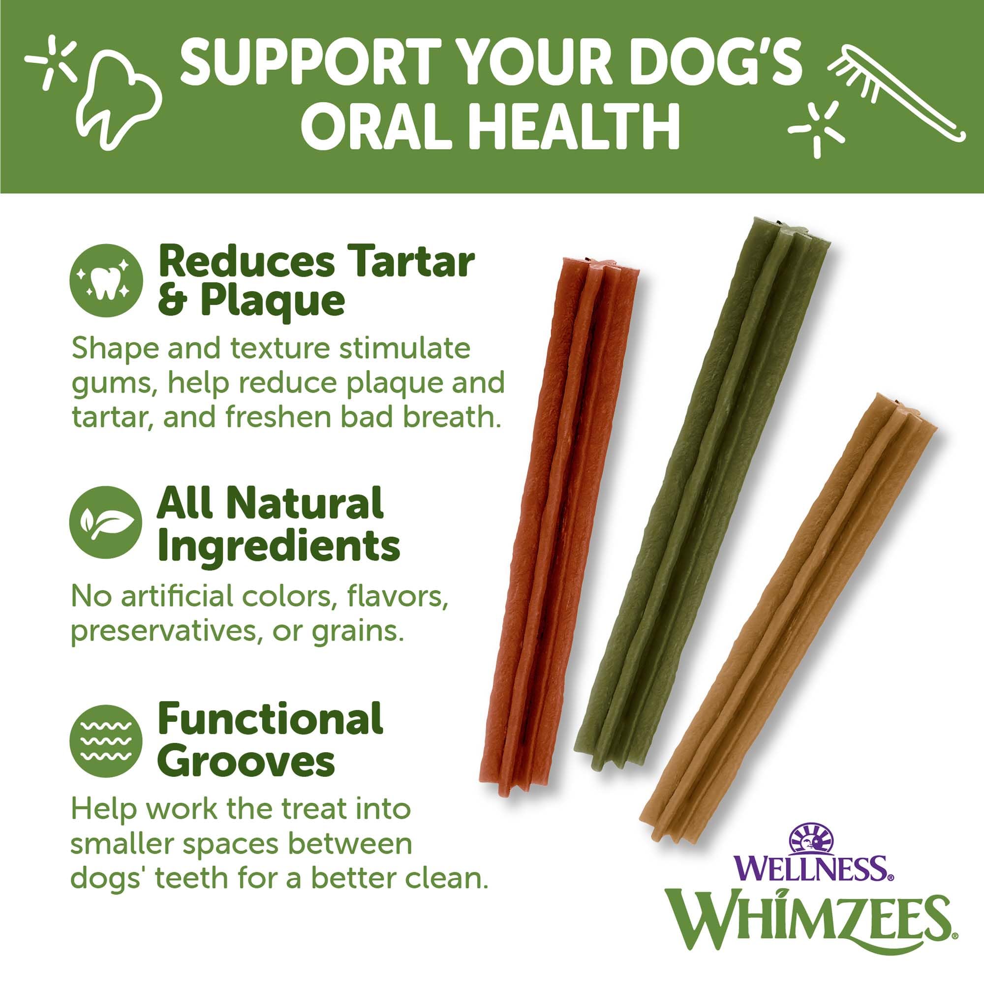 Whimzees Wellness Stix: aliento más fresco gracias a la masticación diaria