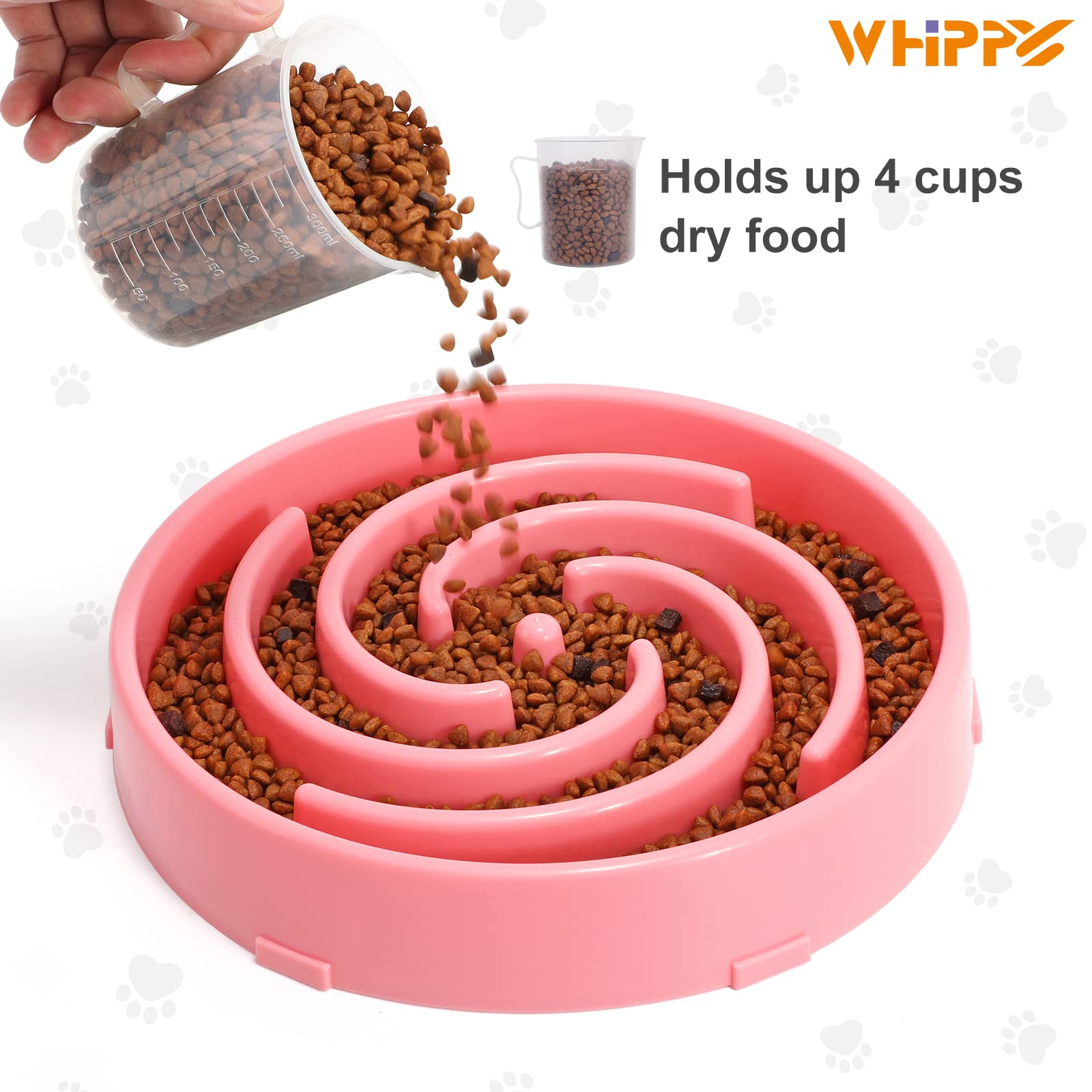 WHIPPY bol capacité 3 tasses, pratique pour les portions généreuses.